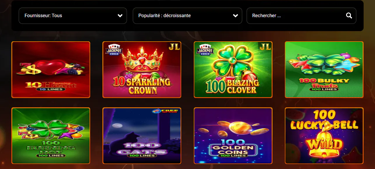 casino intense casino jeux